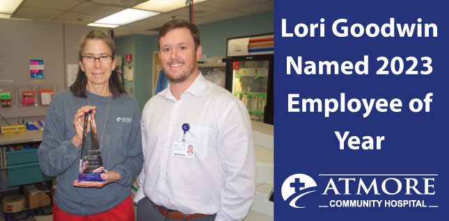 Atmore Community Hospital Announces  Lori Goodwin is 2023 Employee of the YearAtmore Community Hospital Announces  Lori Goodwin is 2023 Employee of the Year