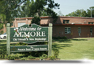 Welcome to Atmore, Alabama&lt;/B&gt;
Atmore - One of Alabama&apos;s two stops along the Gulf Coast route